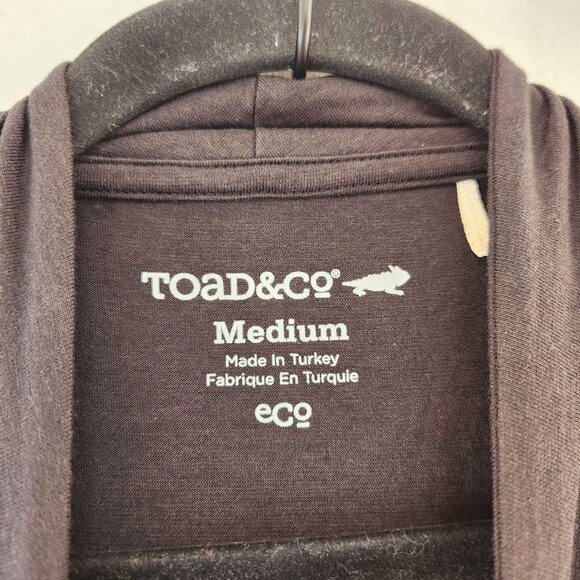 Toad & Co Summerdance SL Dress Black Athleisure Eco Stretch Fabric Women's M - Picture 7 of 9